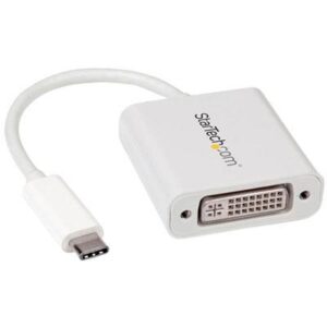 StarTech.com USB-C to DVI Adapter - White