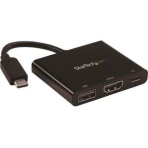 StarTech.com USB-C Multiport Adapter with HDMI - USB 3.0 Port - 60W PD - Black