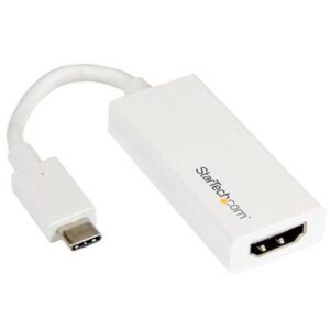 StarTech.com USB-C to HDMI Adapter with 4K 30Hz - White