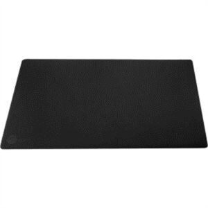 SIIG Large Artificial Leather Smooth Desk Mat Protector - Black - Rectangular - 22" Width X 0.12000" Depth - Artificial Leather - Black