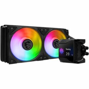 MSI MPG CORELIQUID D240 Water Cooling, Aluminum, Intel LGA 1700 & AMD AM5 ARGB, 4-pin PWM, SATA