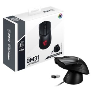 MSI Clutch GM31 Lightweight Wireless RGB Gaming Mouse
