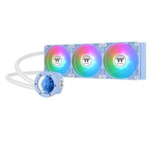 Thermaltake TH360 V2 Ultra ARGB Sync/AlO Liquid Cooler/ARGB Fan 120 * 3/PWM 500~1500rpm/Water Block 2.1" LCD/Hydragea Blue, CL-W420-PL12BU-a
