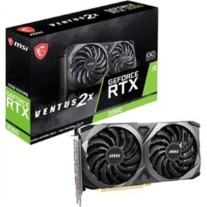 MSI NVIDIA GeForce RTX 3060 12GB VENTUS 2X OC Ampere Graphics Card