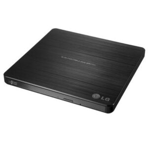 LG GP60NB50 External Ultra Slim Portable DVDRW Black, Retail Pack (GP60NB50)