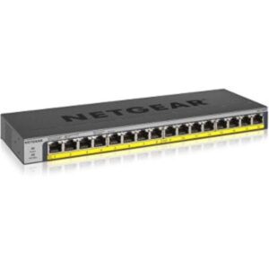 GS116PP-100NAS 16-Port PoE & PoEPlus Gigabit Ethernet Unmanaged Switch