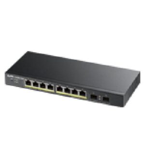 ZYXEL COMMUNICATIONS GS1900-10HP 8 Port GbE PoE Web Switch