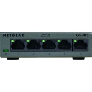 NETGEAR 5-Port Gigabit Ethernet Unmanaged Switch (GS305-300PAS)