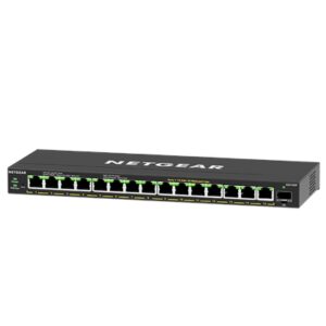 Netgear GS316EP 16-Port 180W PoE+ Gigabit Plus Managed Switch W/SFP