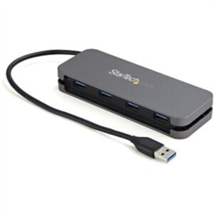 StarTech.com 4 Port USB 3.0 Hub - USB-a to 4x USB-a - SuperSpeed 5Gbps Portable USB 3.1 Gen 1 Type-a Hub - USB Bus Powered - Laptop/Desktop USB Hub wi