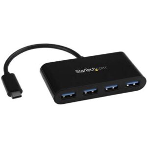 StarTech.com 4-Port USB-C Hub - USB-C to 4x USB-a - USB 3.0 Hub - Bus Powered~4-Port USB-C Hub - USB-C to 4x USB-a - USB 3.0 Hub - 5Gbps - Bus Powered