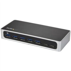 StarTech.com 7 Port USB C Hub with Fast Charge Port - USB-C to 5x USB-a 2x USB-C (USB 3.0 SuperSpeed 5Gbps) - Self Powered USB 3.2 Gen 1 Type-C Hub W/