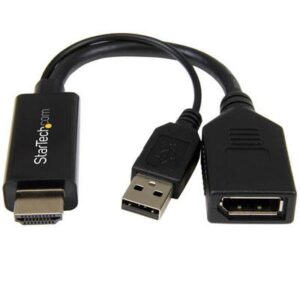 StarTech.com HDMI to DisplayPort Adapter - 4K 30Hz