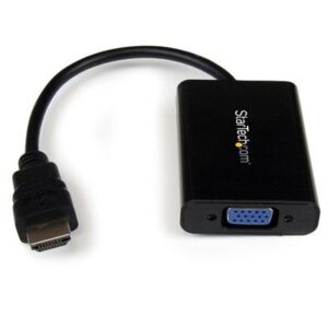 StarTech.com HDMI to VGA Video Adapter Converter with Audio for Desktop PC / Laptop / Ultrabook - 1920x1080