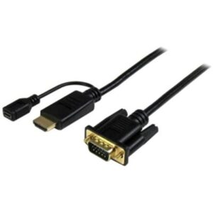 StarTech.com 6 Ft HDMI to VGA Active Converter Cable - HDMI to VGA Adapter - 1920x1200 or 1080p