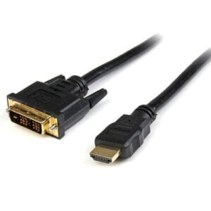 Startech.com Hddvimm3 3 Ft. Hdmi to Dvi-d Cable Male to Male, Black - All