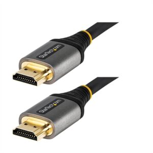 StarTech.com 3ft (1m) HDMI 2.1 Cable 8K - Certified Ultra High Speed HDMI Cable 48Gbps - 8K 60Hz/4K 120Hz HDR10+ EARC - Ultra HD 8K HDMI Cable - Monit