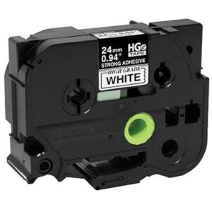 Brother HGES2515PK Label Maker Tape, 15/16"W, Black on White