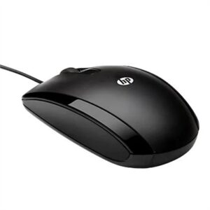 HP X500 Wired Ambidextrous Optical USB Mouse, Black (E5E76AA#ABA)