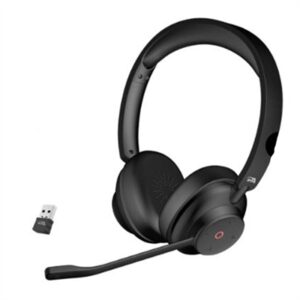 Cyber Acoustics Essential Wireless Headset (HS-1500BT) – Professional Headset Optimized for UC Platforms, ANC & ENC Technology Ensure Quality Audio