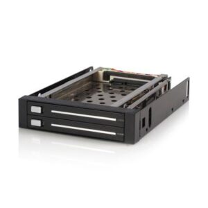 StarTech.com 2 Drive 2.5in Trayless Hot Swap SATA Mobile Rack Backplane