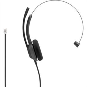 Cisco Headset 321 - Headset - on-ear - Wired - RJ-9 - Carbon Black
