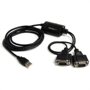 StarTech.com 2 Port FTDI USB to Serial RS232 Adapter Cable with COM Retention