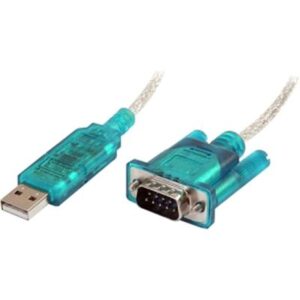 StarTech.com 3ft USB to RS232 DB9 Serial Adapter Cable - M/M