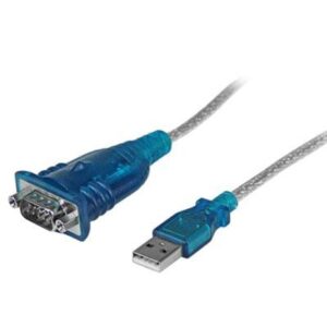 StarTech.com 1 Port USB to RS232 DB9 Serial Adapter Cable - M/M