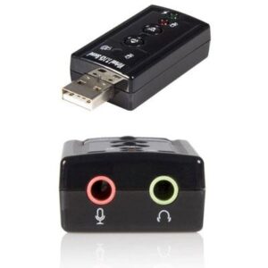 StarTech.com Virtual 7.1 USB Stereo Audio Adapter External Sound Card