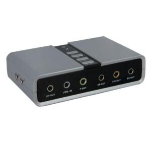 StarTech.com 7.1 USB Audio Adapter External Sound Card with SPDIF Digital Audio