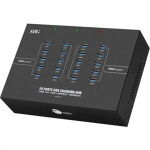 ID-US0611-S1 20-Port Industrial USB 3.0 Hub with Charging - USB Type B Xx