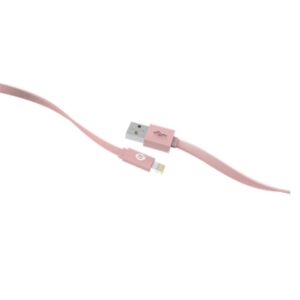 DigiPower IEN-FC4L-RGLD 4 Ft. USB Charger Syn Data Transfer Apple Cable, Rose
