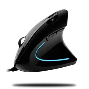Adesso IMouse E1 - Vertical Ergonomic Illuminated Mouse Right-hand Optical USB Type-a 1600 DPI Black