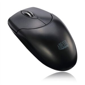 Adesso Imouse M60 Antimicrobial Wireless Mouse, 2.4 Ghz Frequency/30 Ft Wireless Range, Left/right Hand Use, Black ( ADEM60 )