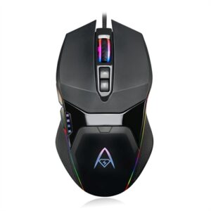 Adesso Imouse X5 Illuminated Seven-button Gaming Mouse, USB 2.0, Left/right Hand Use, Black ( ADEIMOUSEX5 )