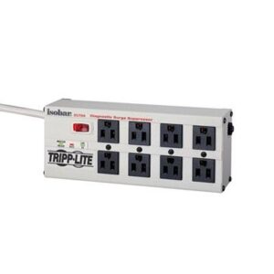 Tripp Lite Isobar Surge Protector, 8 Outlets, 12 Ft Cord, 3840 Joules, Metal Housing ( TRPISOBAR8ULTRA )
