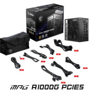 MSI MAG A1000GL PCIE5 1000W Fully-Modular 80 Plus Gold Power Supply
