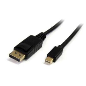 StarTech.com 6ft (2m) Mini DisplayPort to DisplayPort 1.2 Cable - 4K X 2K UHD Mini DisplayPort to DisplayPort Adapter Cable - Mini DP to DP Cable for