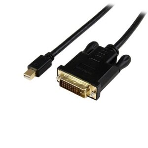 StarTech.com 3ft (0.9m) Mini DisplayPort to DVI Cable - Active Mini DP to DVI Adapter Cable - 1080p Video - MDP 1.2 to DVI-D Single Link - MDP or Thun