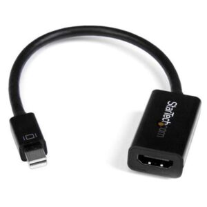 StarTech.com Mini DisplayPort to HDMI Adapter - Active MDP to HDMI Video Converter - 4K 30Hz - Mini DP or Thunderbolt 1/2 Mac/PC to HDMI Monitor/TV/Di