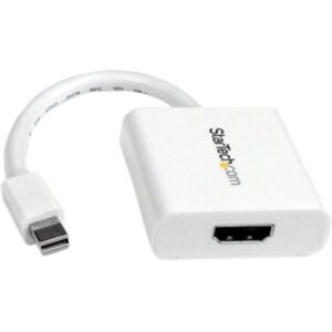 StarTech.com Mini DisplayPort to HDMI Adapter - MDP to HDMI Video Converter - 1080p - Mini DP or Thunderbolt 1/2 Mac/PC to HDMI Monitor/Display/TV - P