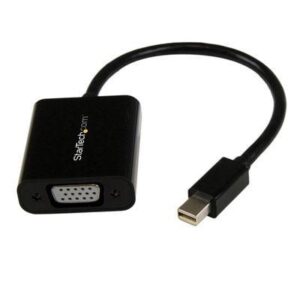 StarTech.com Mini DisplayPort to VGA Adapter - Active Mini DP to VGA Converter - 1080p Video - MDP or Thunderbolt 1/2 Mac/PC to VGA Monitor/Projector/