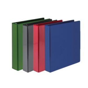 MP46468 2 in. Durable View Basic Binder, Assorted Color - Pack of 4