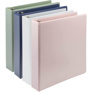MP46959 1.5 in. Biobased Durable D-Ring View Binder, Pack of 4