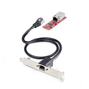 StarTech.com 1-Port 2.5GbE M.2 2280 Network Card Multi-Gigabit Speeds (2.5G/1G/100M/10M) NBASE-T (802.3bz) NIC M.2 B+M Key PCIe Ethernet Interface for