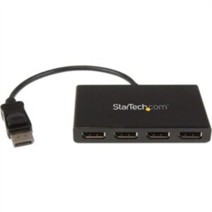 StarTech.com 4-Port Multi Monitor Adapter - DisplayPort 1.2 MST Hub - 4x 1080p - DisplayPort Video Splitter for Extended Desktop Mode on Windows PCs O