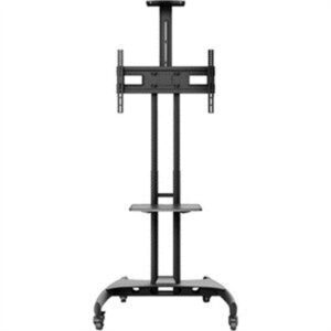 Kanto MTM65PL Mobile TV Mount with Adjustable Shelf for 37-inch to 65-inch TVs (Black)