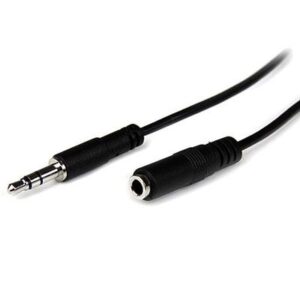 StarTech.com 1m Slim 3.5mm Stereo Extension Audio Cable - M/F