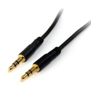 StarTech.com 6 Ft Slim 3.5mm Stereo Audio Cable - M/M